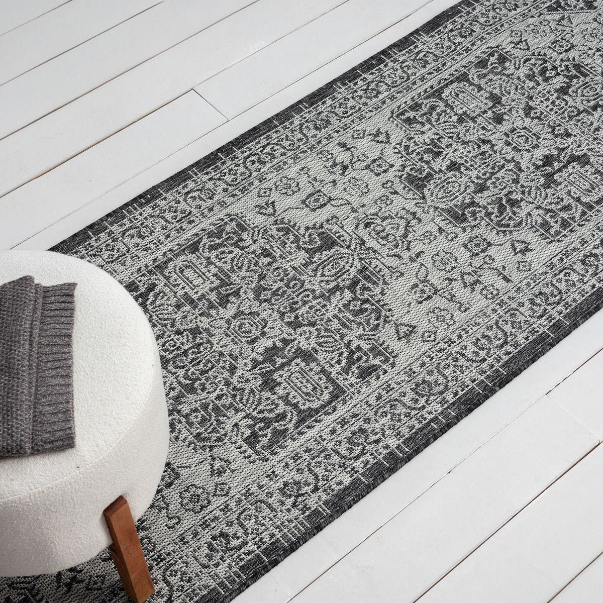 Alfresco 424 Slate Hallway Runner