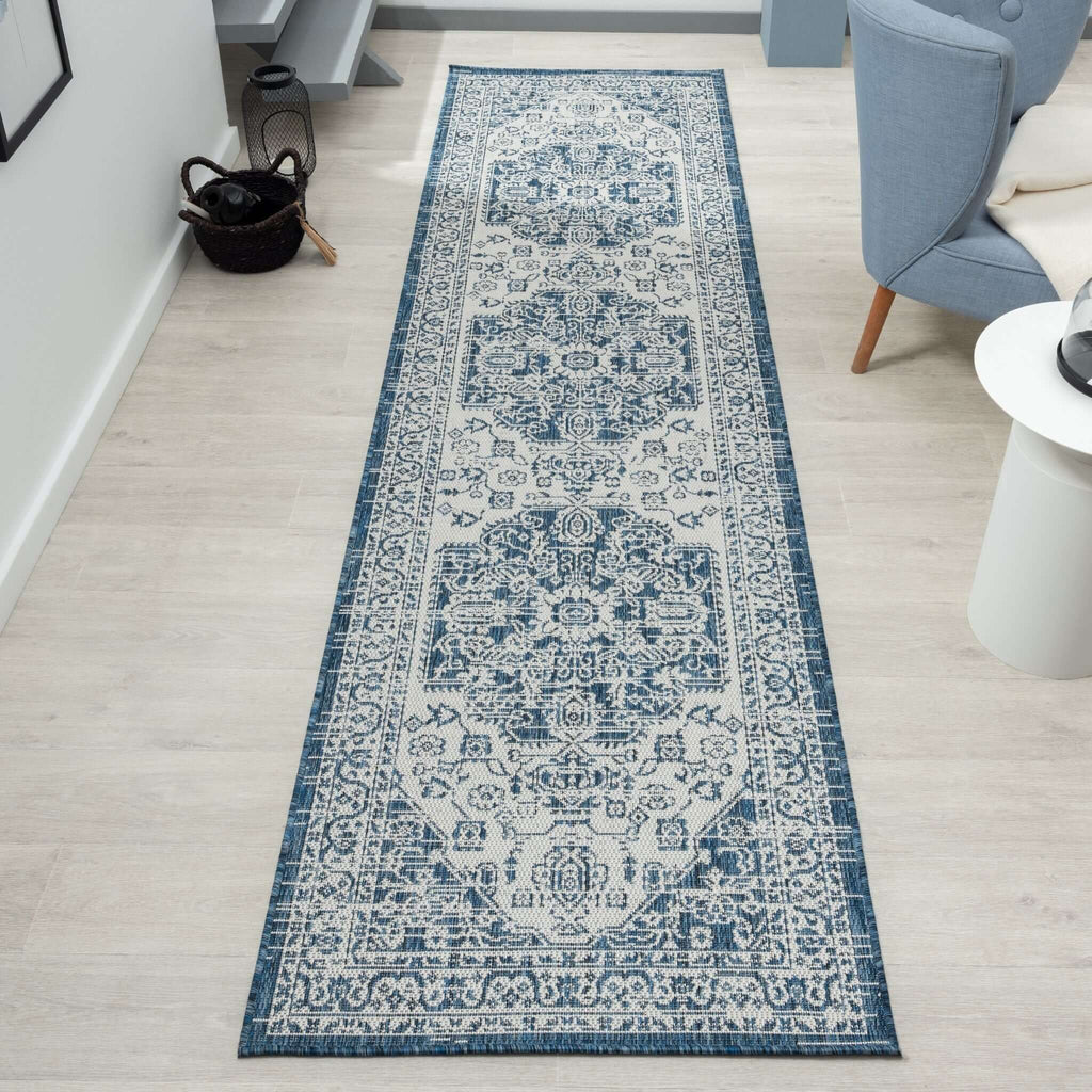 Patio 455 Denim Hallway Runner
