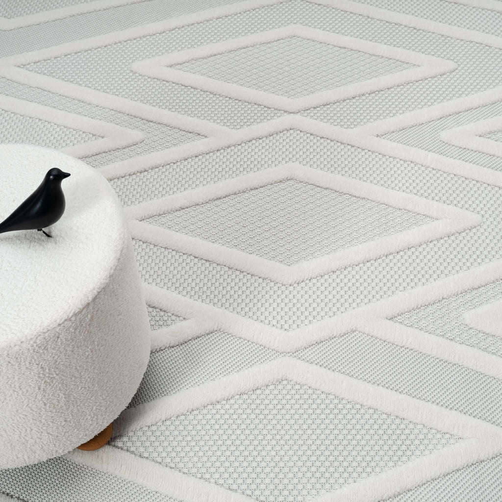 Calm 418 Frost Turkish Rug