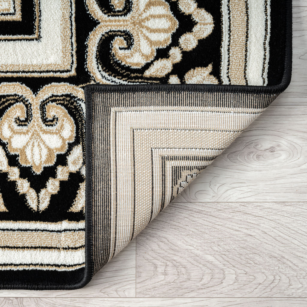 Royal 523 Black Traditional Turkish Rug