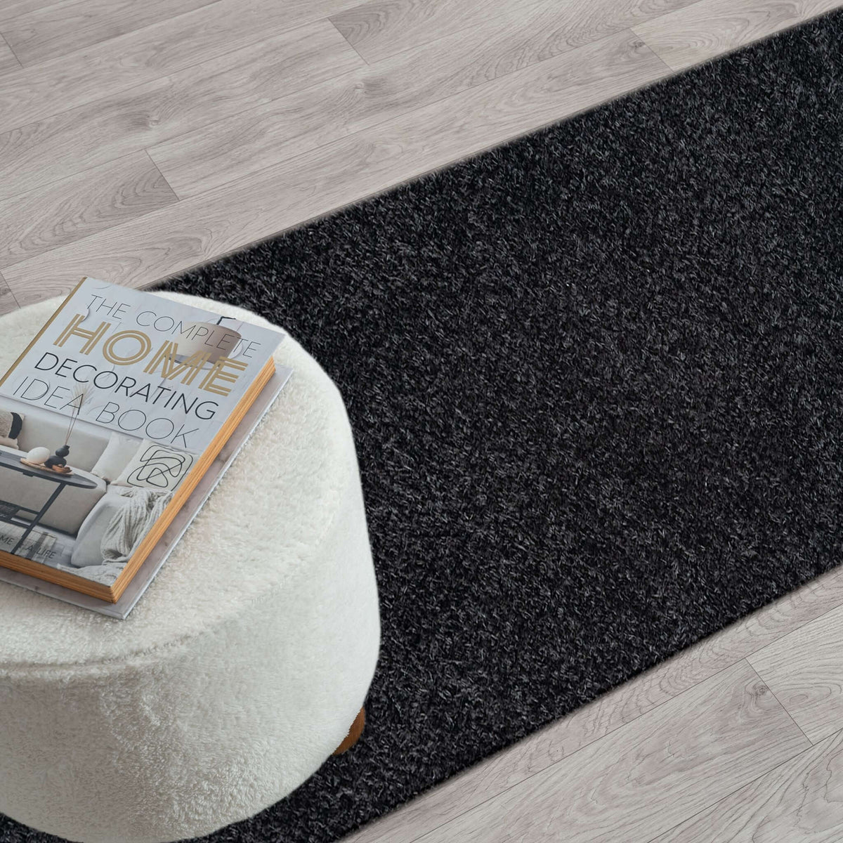 Fleecy 397 Ebony Hallway Runner