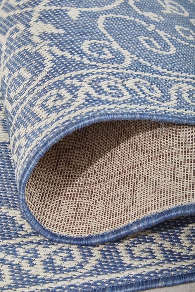 Portara Romy Blue Outdoor Rug