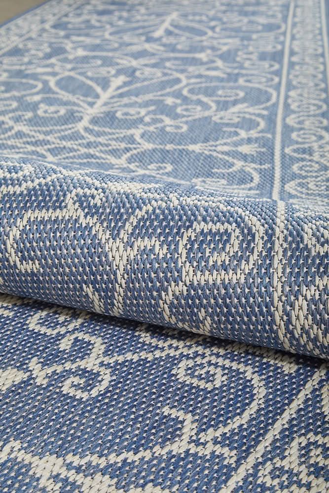 Portara Romy Blue Outdoor Rug