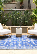 Portara Romy Blue Outdoor Rug