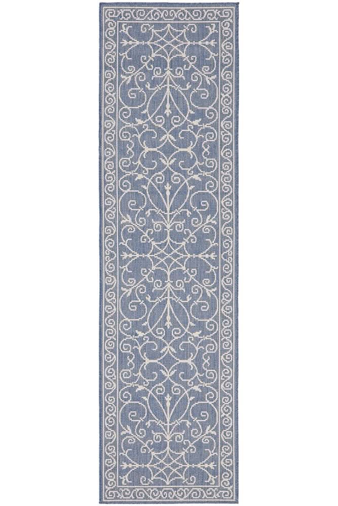 Portara Romy Blue Outdoor Rug