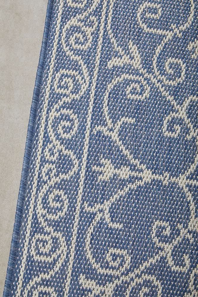 Portara Romy Blue Outdoor Rug