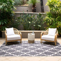 Portara Tash Grey Outdoor Rug