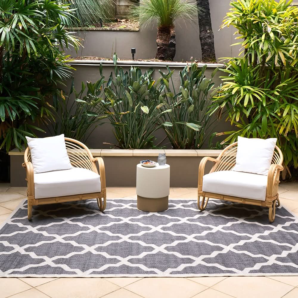Portara Tash Grey Outdoor Rug