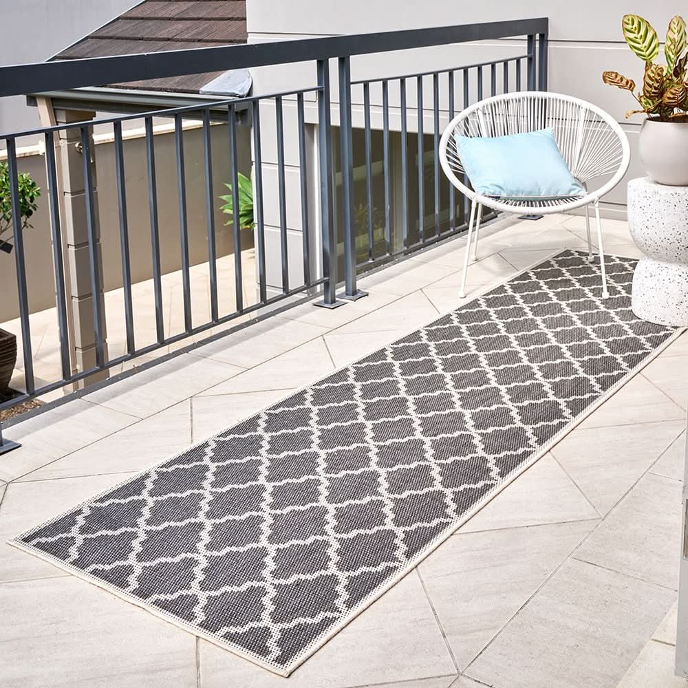 Portara Tash Grey Outdoor Rug