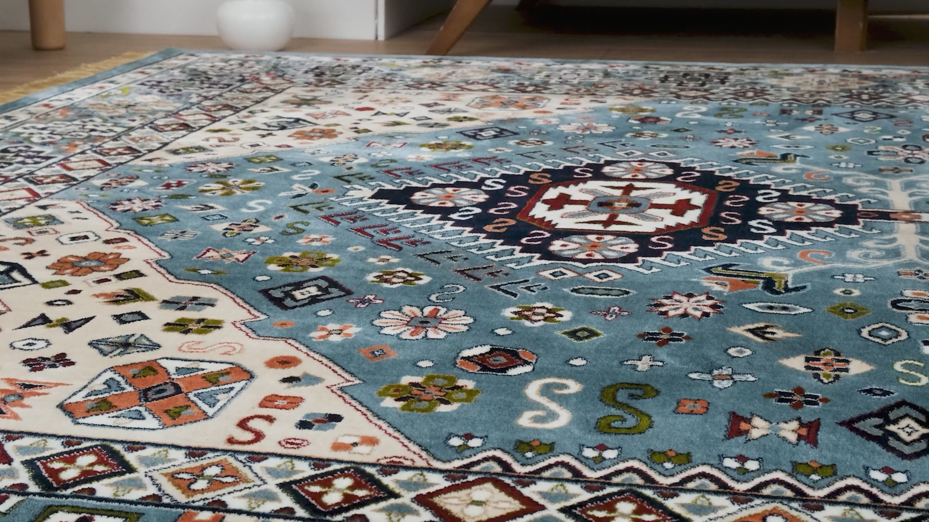 Asaryun Rugs H4320A Turkish Rug Blue