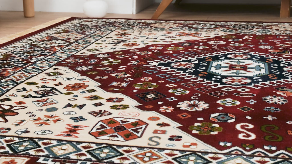 Asaryun Rugs H4320A Turkish Rug Dark Red