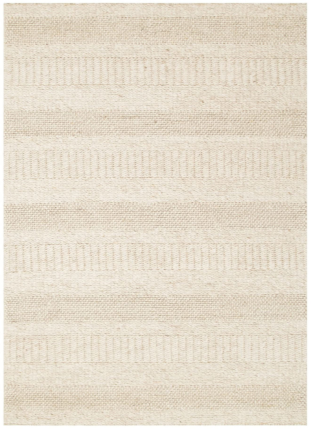Privilege 002 Wool Rug Beige wool rug – main product image