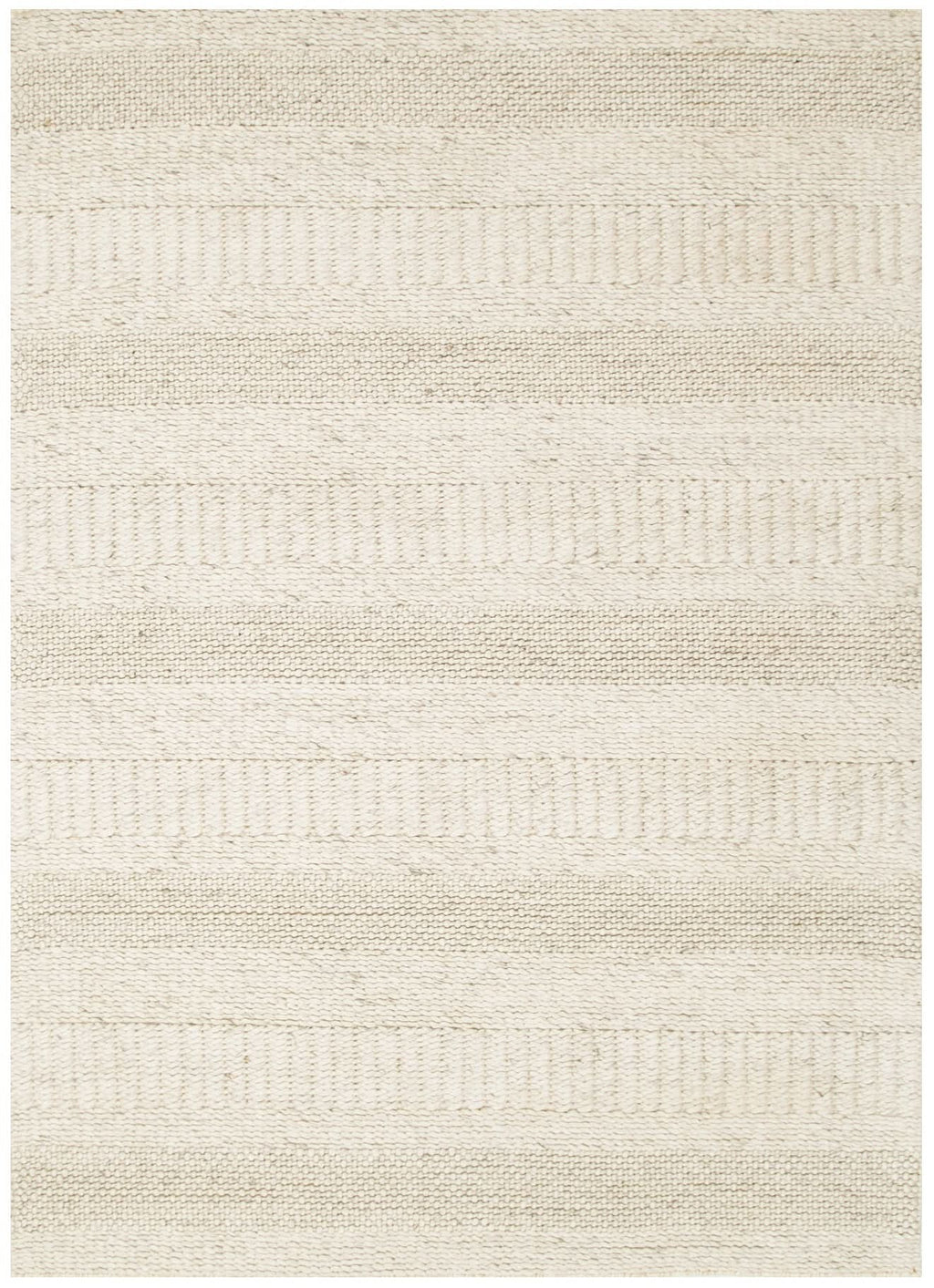 Privilege 002 Wool Rug Ivory wool rug – main product image