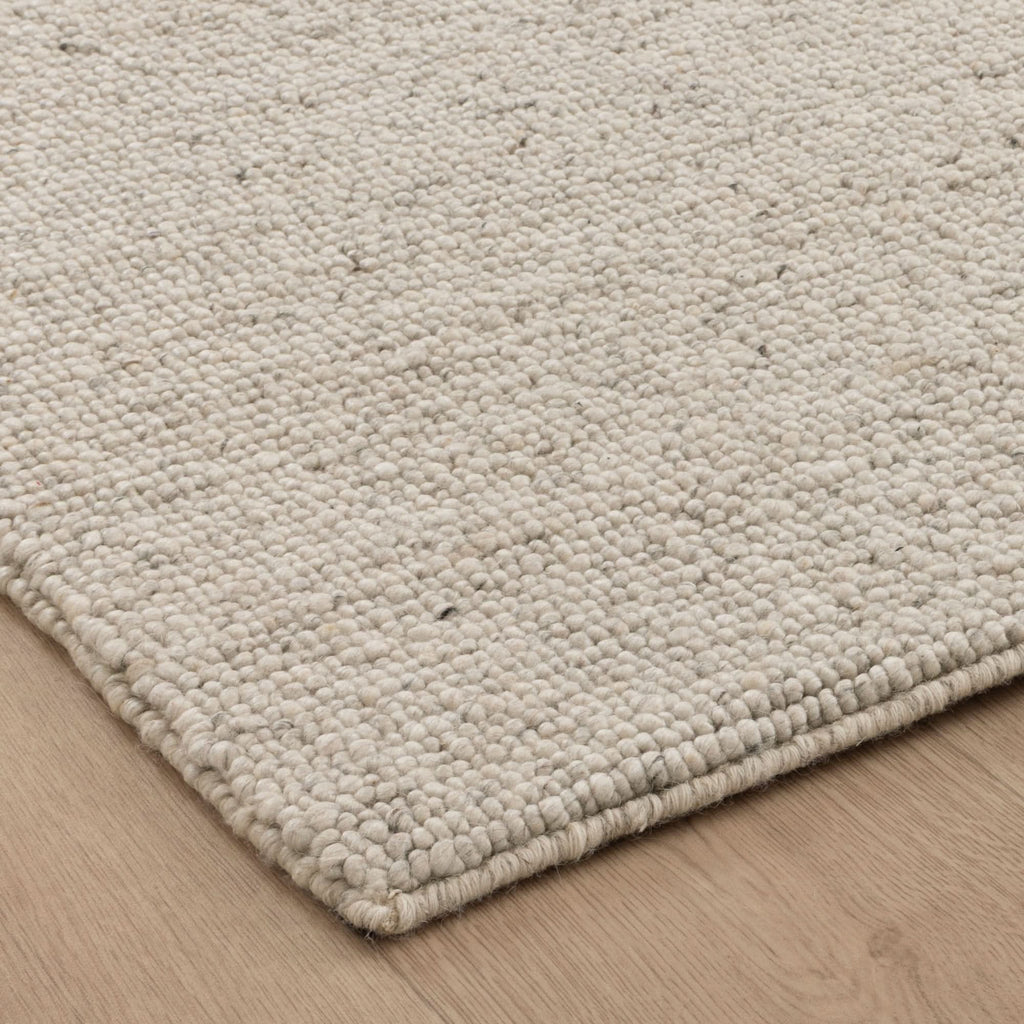 Privilege 003 Wool Rug Grey wool rug – product view 2