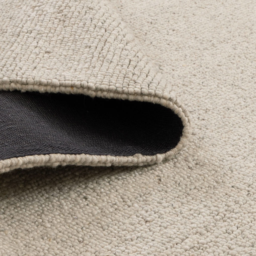 Privilege 003 Wool Rug Grey wool rug – product view 3