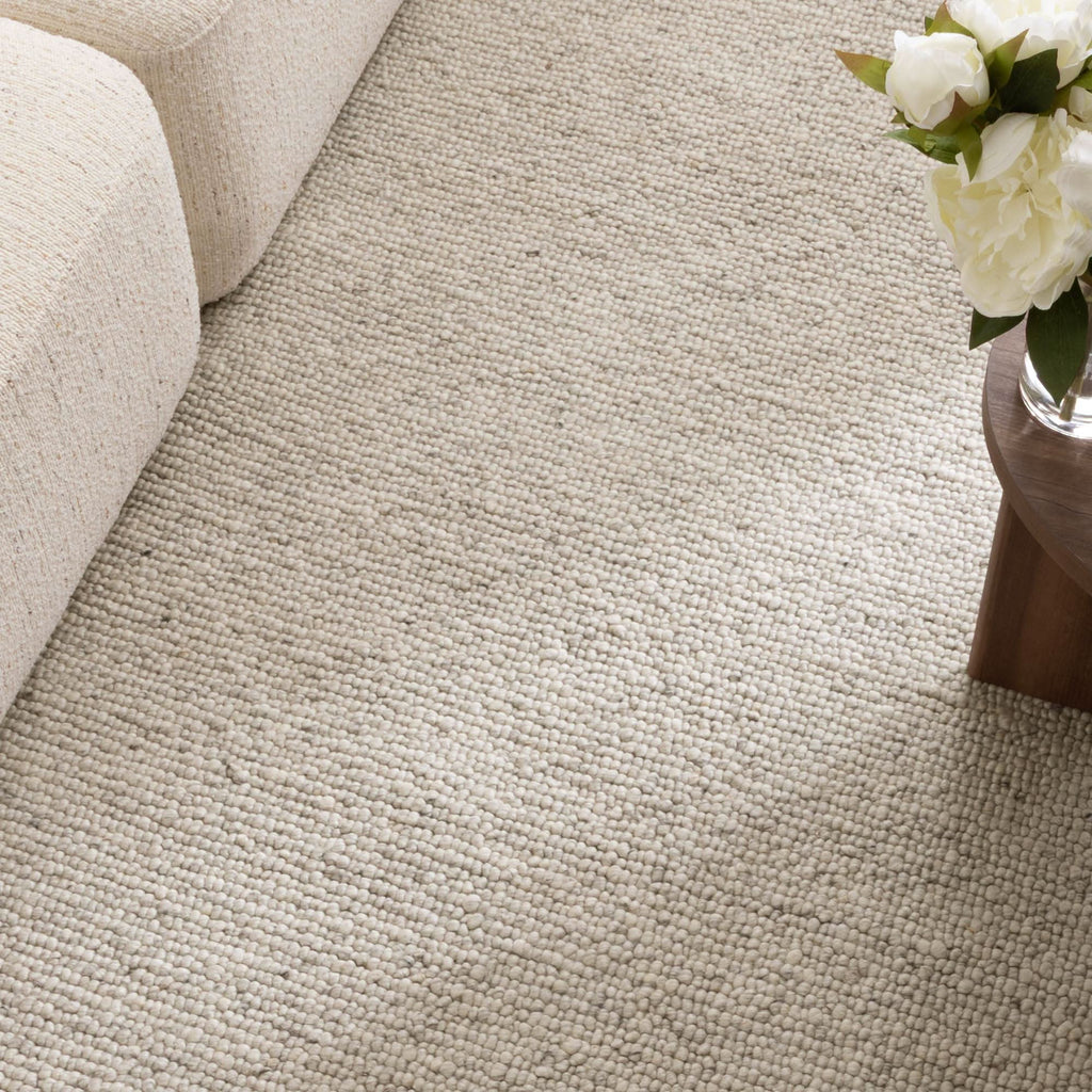 Privilege 003 Wool Rug Grey wool rug – product view 5