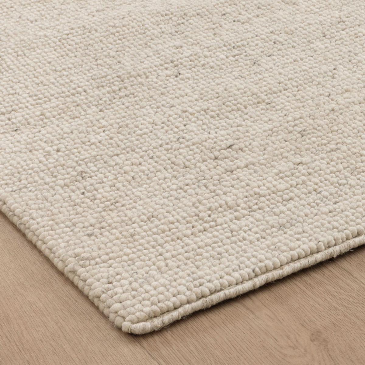 Privilege 003 Wool Rug Ivory wool rug – product view 2