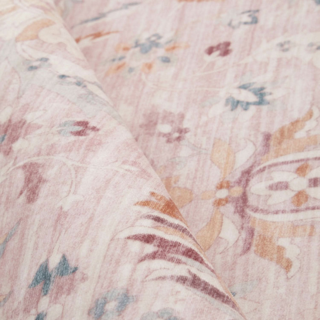 Revive Amira Pink machine washable rug – view 6