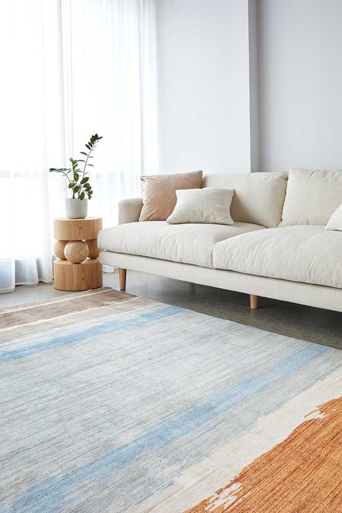 Revive Brody Tan machine washable rug – view 2