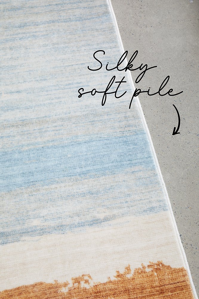 Revive Brody Tan machine washable rug – view 4