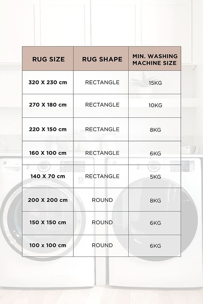 Revive Byron Natural machine washable rug – view 10