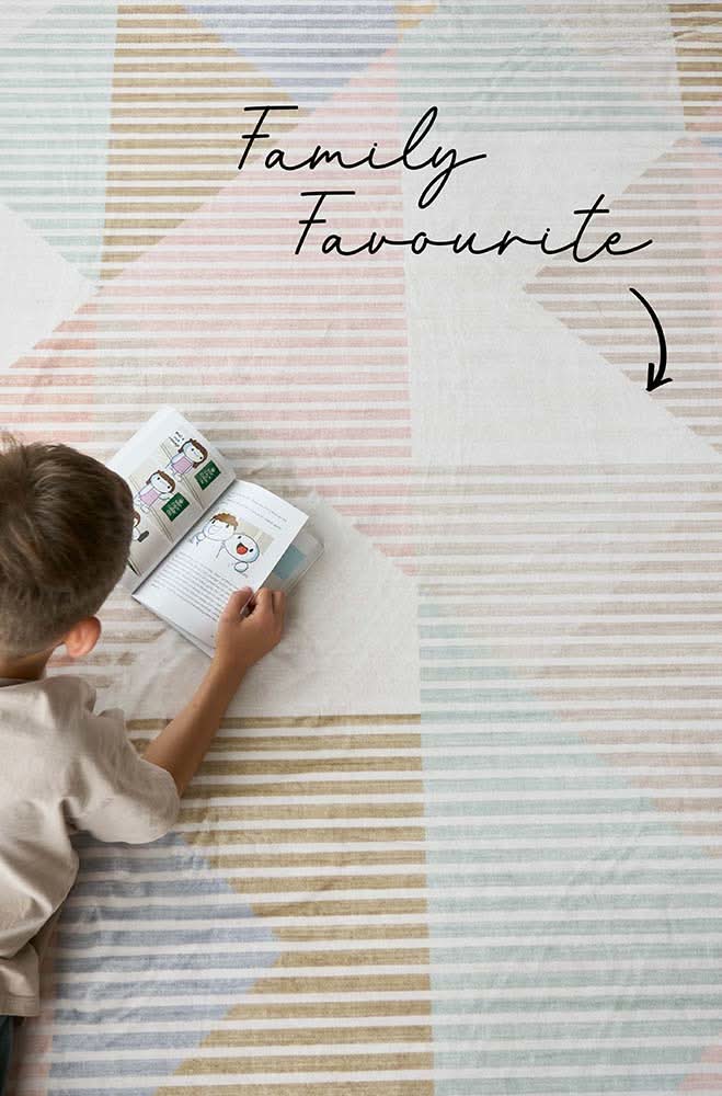 Revive Dali Pastel machine washable rug – view 8