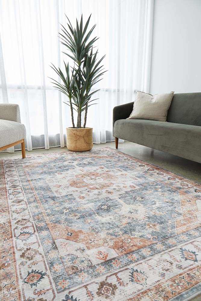 Revive Dawn Putty machine washable rug – view 2