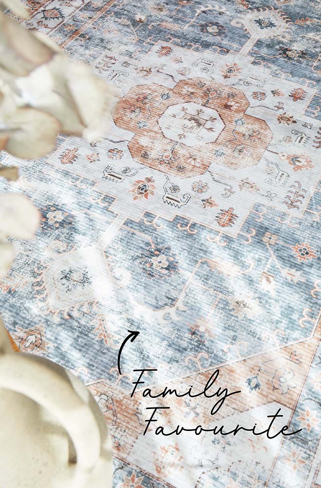 Revive Dawn Putty machine washable rug – view 3