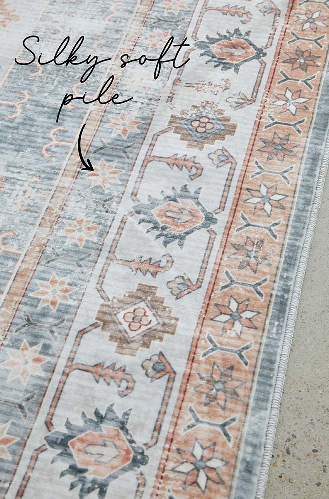 Revive Dawn Putty machine washable rug – view 4