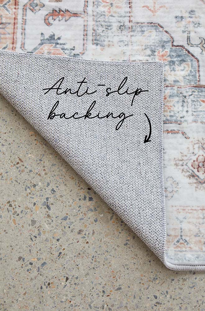 Revive Dawn Putty machine washable rug – view 7