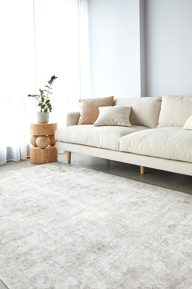Revive Isla Marble machine washable rug – view 2