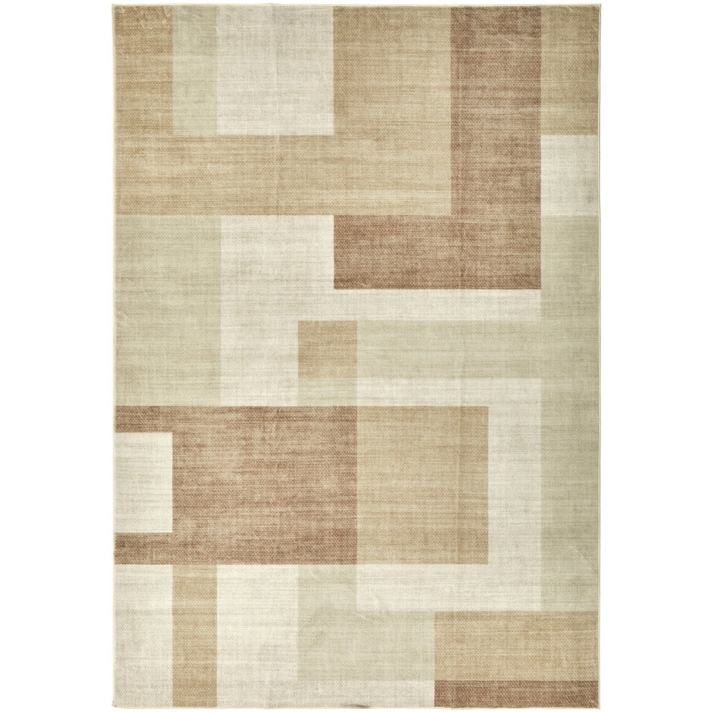 Revive Jaye Beige machine washable rug – view 1