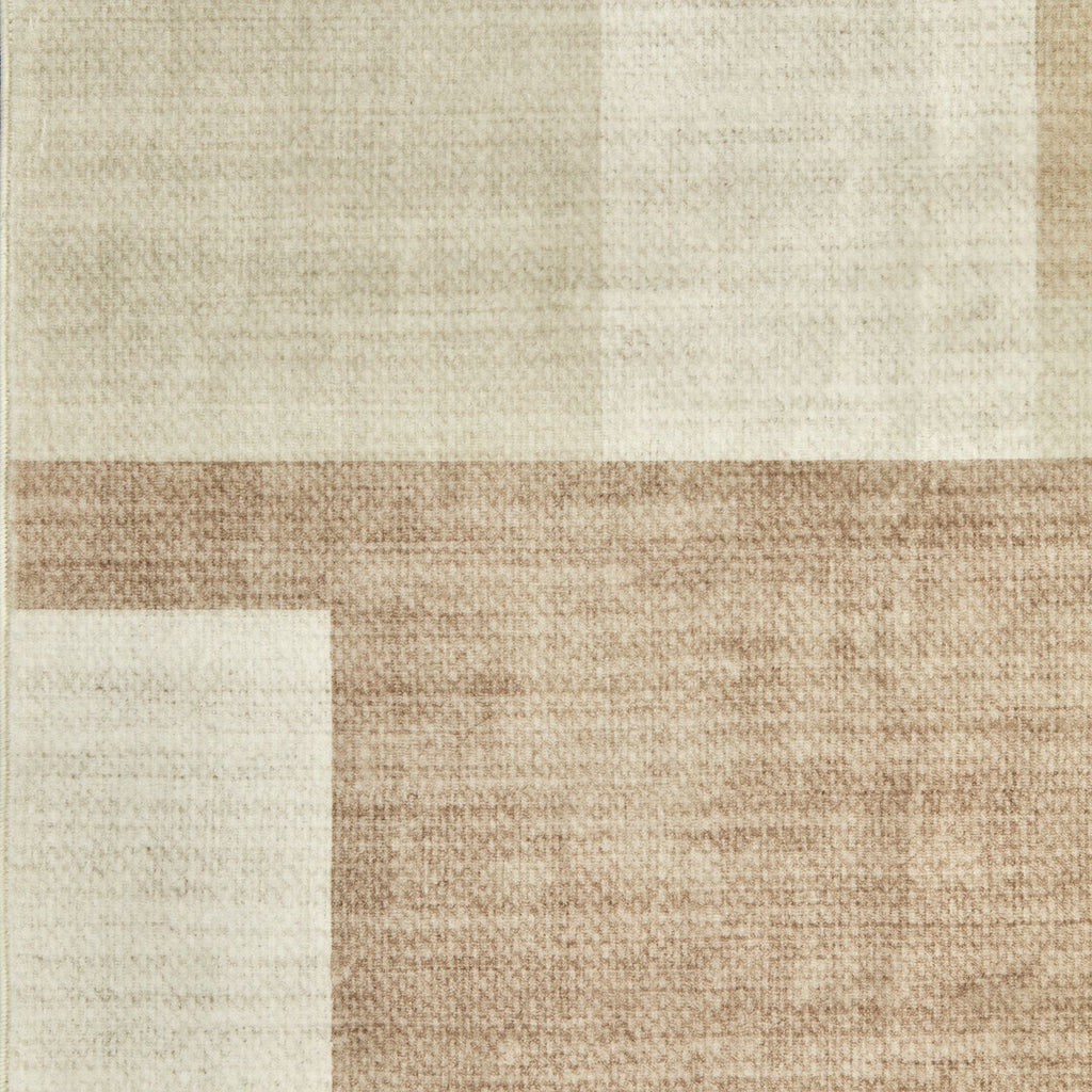 Revive Jaye Beige machine washable rug – view 5