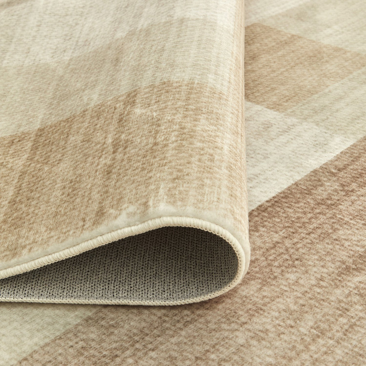 Revive Jaye Beige machine washable rug – view 7