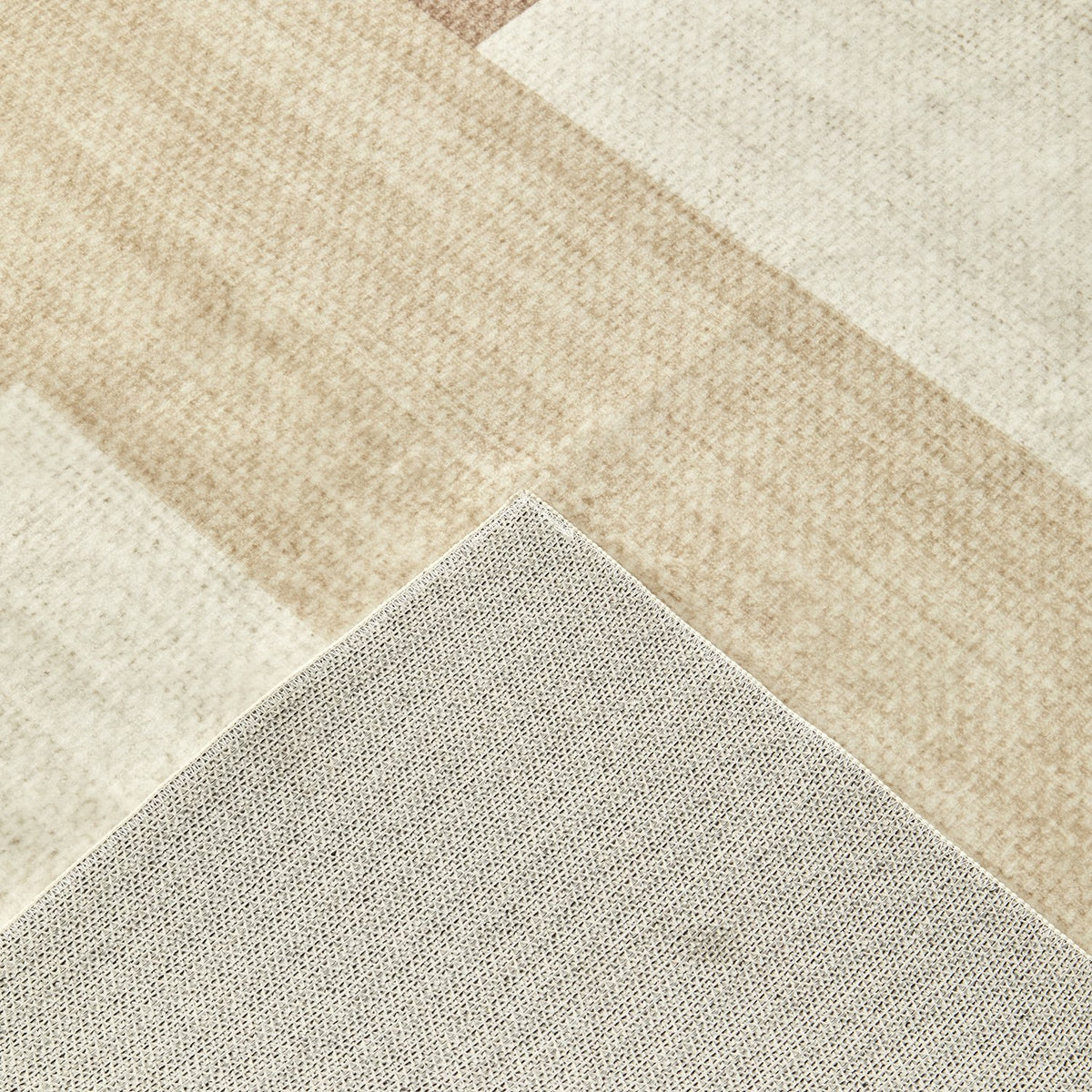 Revive Jaye Beige machine washable rug – view 8