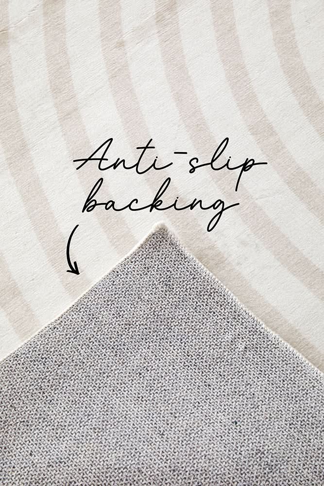Revive Jett Natural machine washable rug – view 5