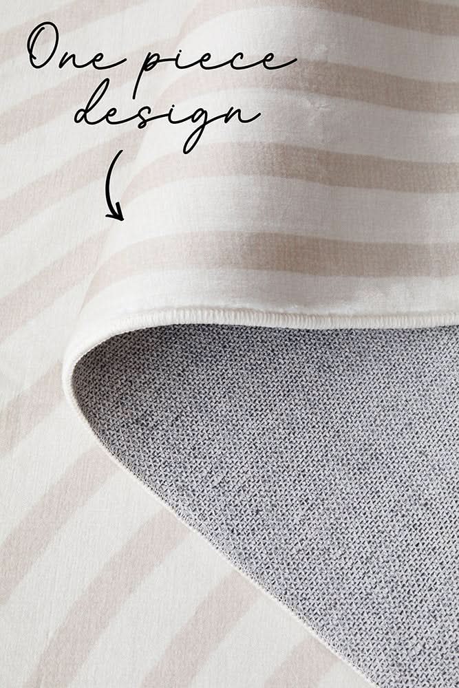 Revive Jett Natural machine washable rug – view 6