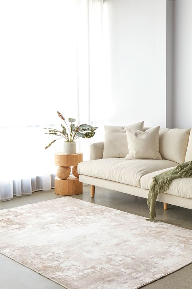Revive Kacie Natural machine washable rug – view 2