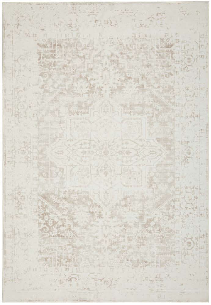 Revive Loni Natural machine washable rug – view 1