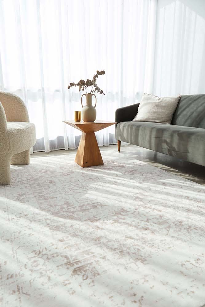 Revive Loni Natural machine washable rug – view 2