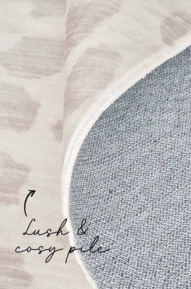 Revive Mila Natural machine washable rug – view 6