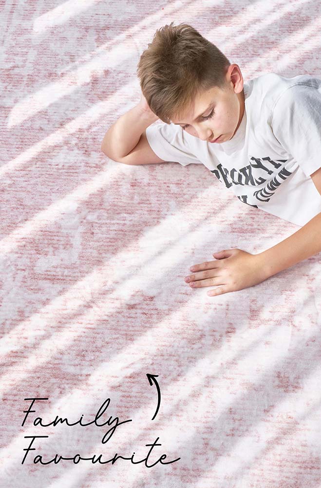 Revive Muse Blush machine washable rug – view 8