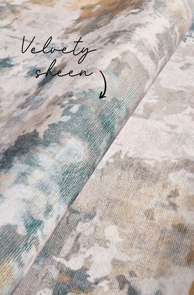 Revive Zane Marine machine washable rug – view 5