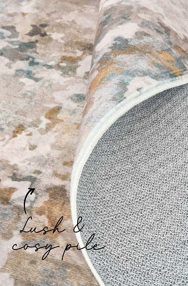 Revive Zane Marine machine washable rug – view 6