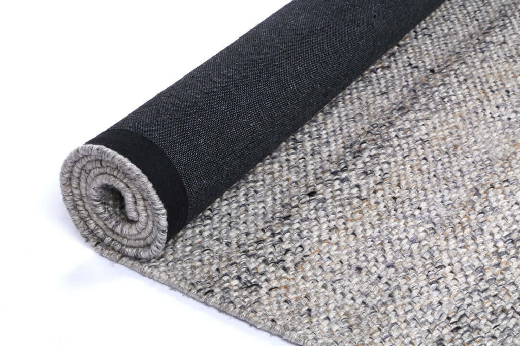Salar Gunj Anthra wool rug - close up