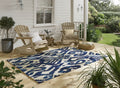 Sanderson Kairo Indigo Outdoor Rug 446208