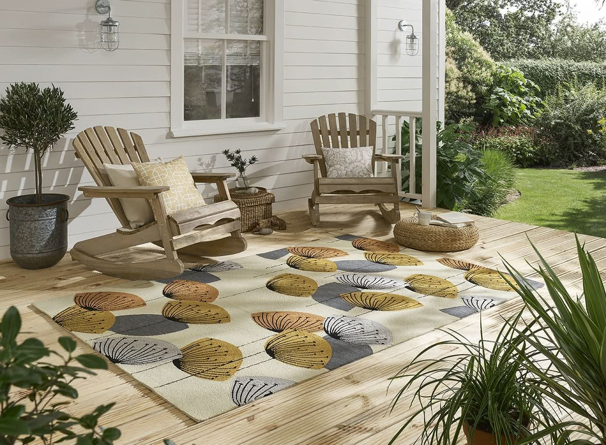 Sanderson Tarassa Ochre Outdoor Rug 445803