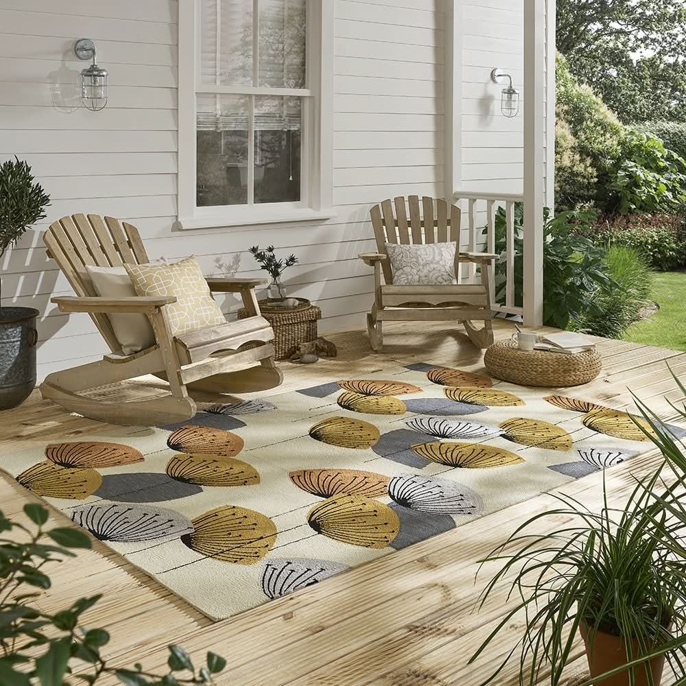 Sanderson Tarassa Ochre Outdoor Rug 445803