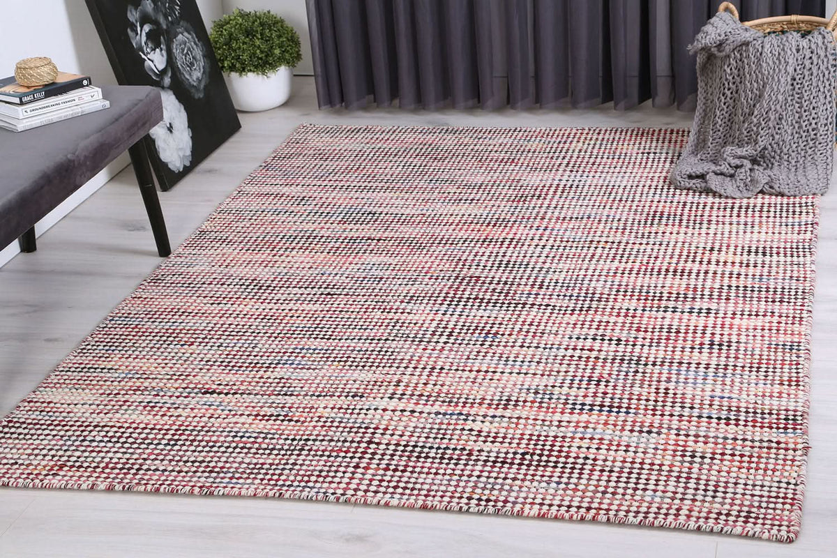Nordic Multi Reversible Wool Rug wool rug – product view 2