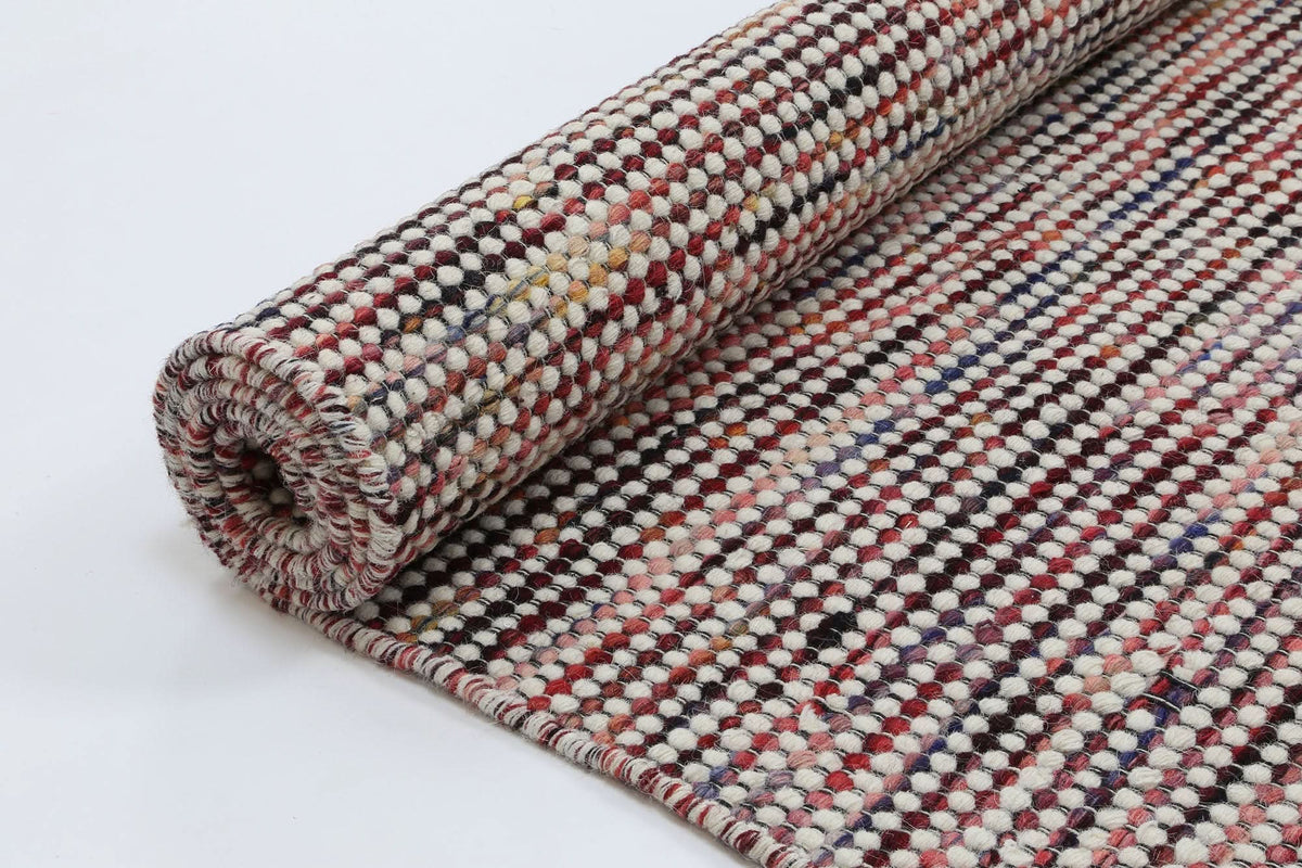 Nordic Multi Reversible Wool Rug wool rug – product view 3